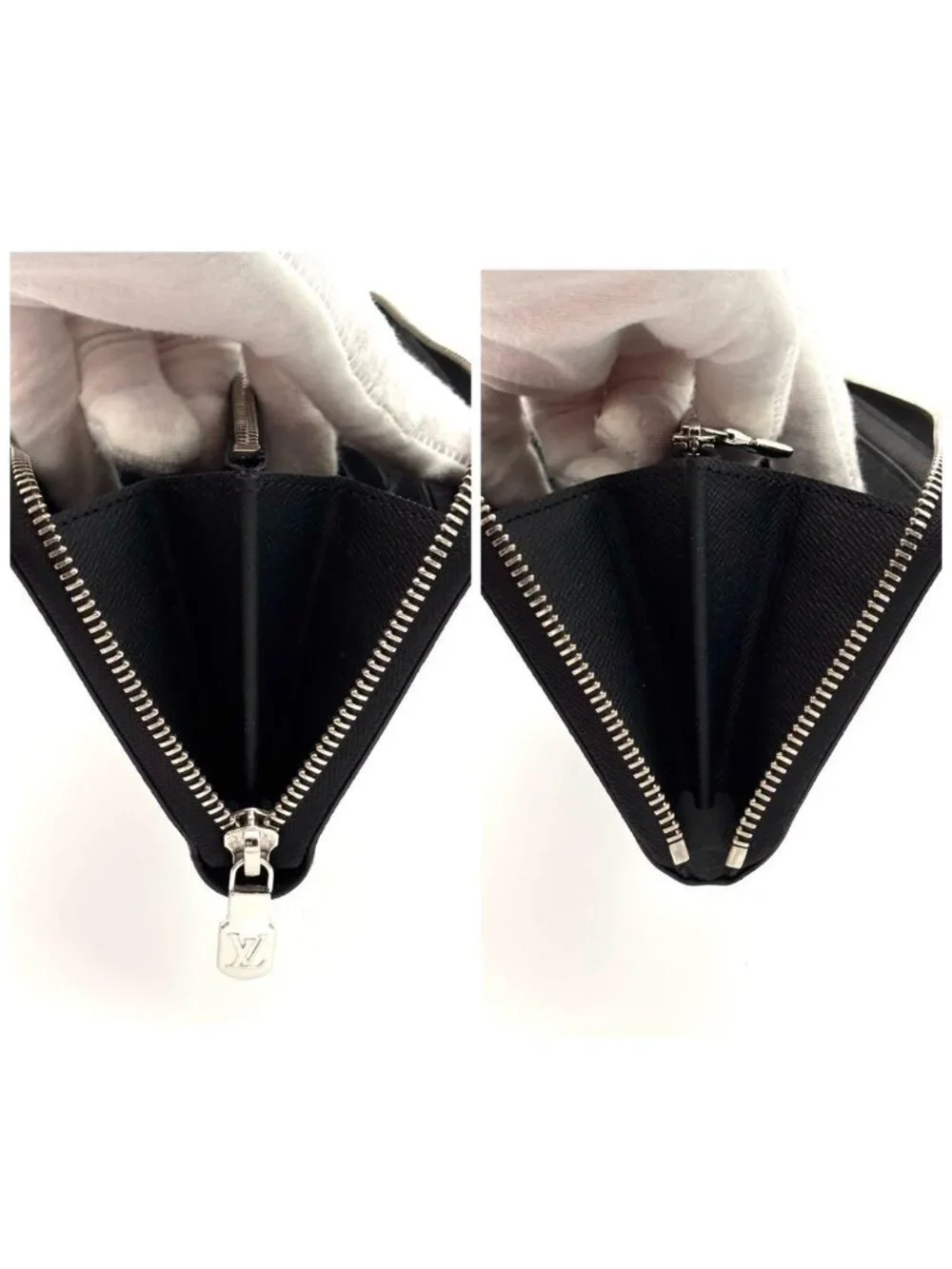 Louis Vuitton Wallet Damier Graphite Zippy Horizontal